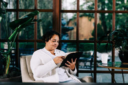 Woman Reading the Bible  image 1