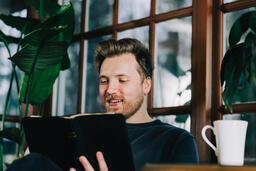 Man Reading the Bible  image 1