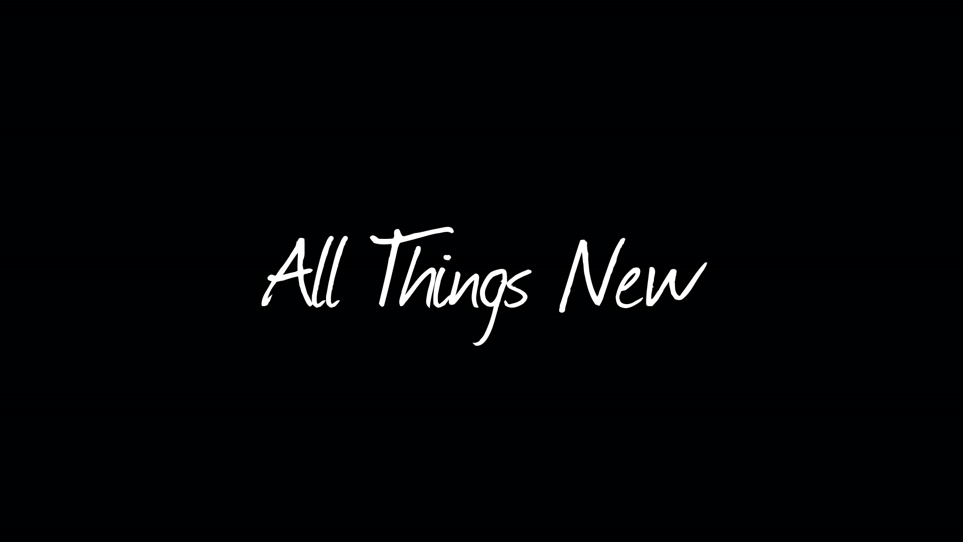 All Things New - Logos Sermons