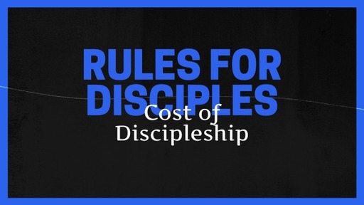 Cost of Discipleship - 2nd Service