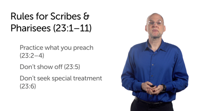 Call to Humility (Matt 23:2–12)