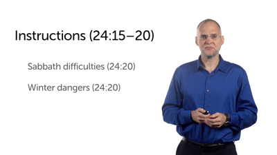 Jesus’ Instructions to Flee (Matt 24:15–20)