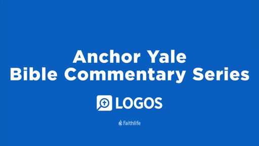 Anchor Yale Bible Commentary Series