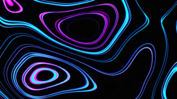 Neon Marble Blue Pink  PowerPoint image 2