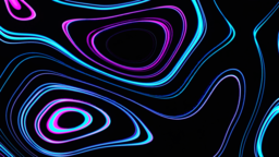 Neon Marble Blue Pink  PowerPoint image 3