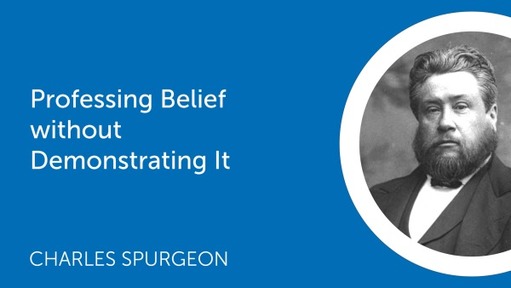Professing Belief without Demonstrating It