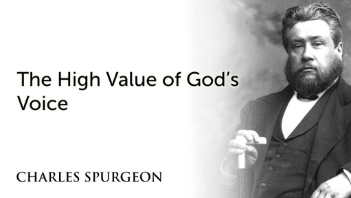 The High Value of God’s Voice