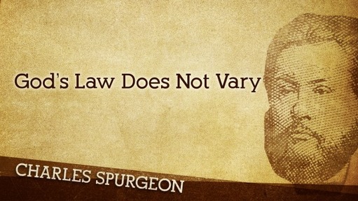 God’s Law Does Not Vary