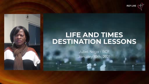 RCF 100121 All Aged Service - Juliet Najja - Times and Seasons RCF 100121 All Aged Service - Juliet Najja - Times and Seasons