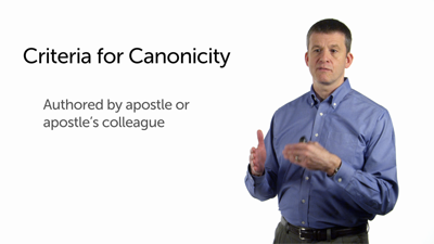 The Criteria and the Debate of Canonicity