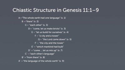 Examples of Chiastic Structure