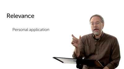 Obstacle #9: Relevance