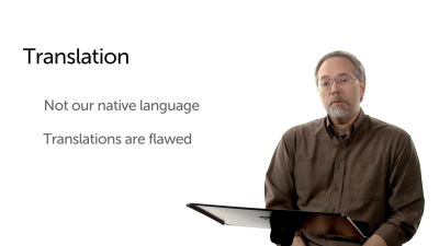 Obstacle #6: Translation