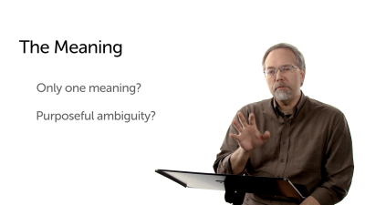 Obstacle #5: The Meaning