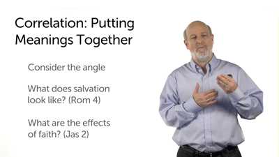 Correlation: Putting Meanings Together