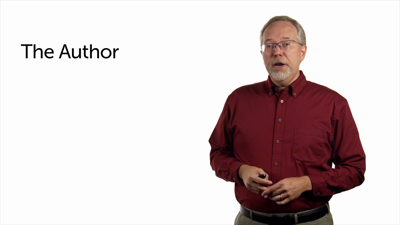 Obstacle #2: Author