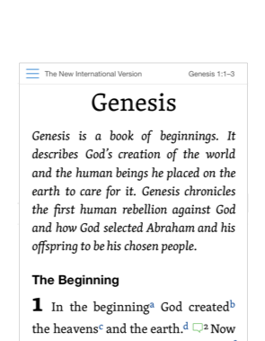 Genesis - NIV