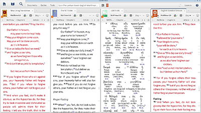 Creating a Parallel Bible Layout in Logos