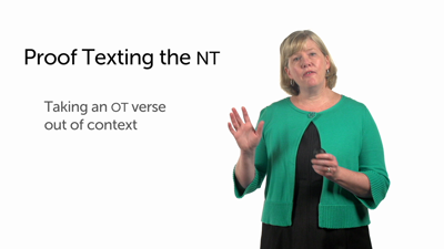 Proof Texts from the Old Testament