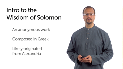 Introduction to the Wisdom of Solomon