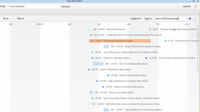 Using the Timeline Tool to Study the Intertestamental History