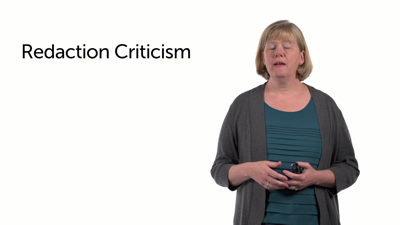 Redaction Criticism