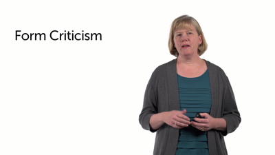 Form Criticism
