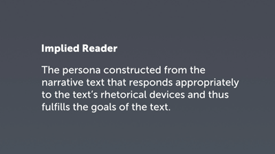 The Implied Reader