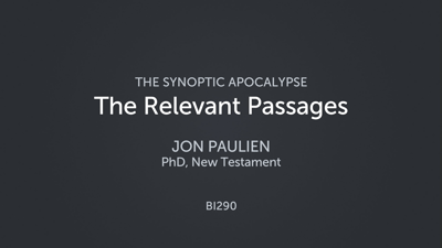 The Relevant Passages