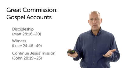 The Risen Lord Commissions His Disciples