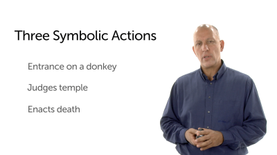 Three Symbolic Actions of Jesus