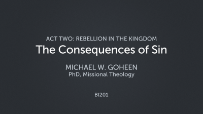 The Consequences of Sin