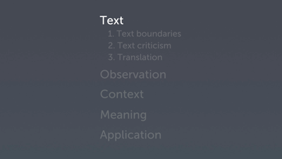 Basic Rules for Text Boundaries