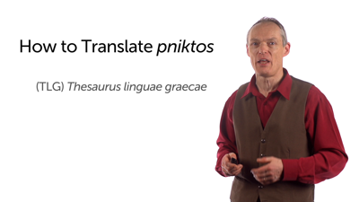 The Meaning of Pniktos: Snuffing Out