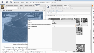 Researching Millstones with Power Lookup and Media Searching
