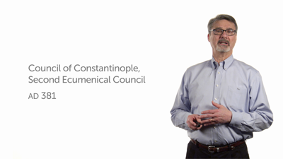 Emperor Theodosius and the Council of Constantinople