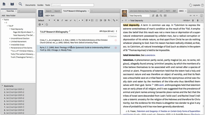 Using the Favorites Tool to Study TULIP