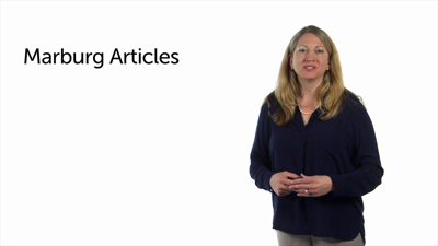 The Marburg Articles