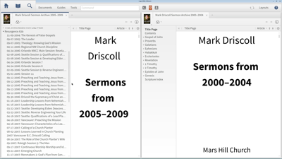 Finding and Bookmarking Resources from Modern Preachers