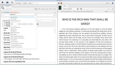 Searching the Early Church Fathers Collection