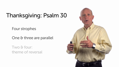 A Song of Thanksgiving: Psalm 30