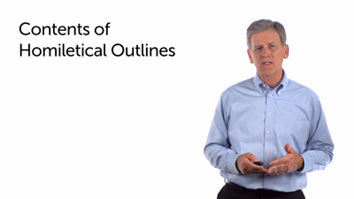 Contents of Good Homiletical Outlines