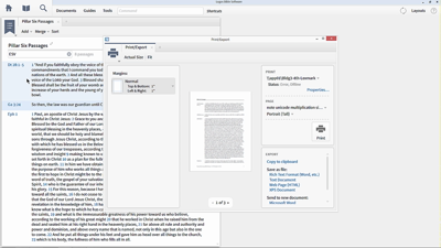 Collecting and Exporting Bible Verses with Passage Lists