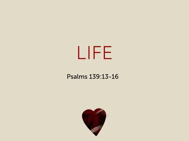 Psalm 139:13-16 / God Knows Me