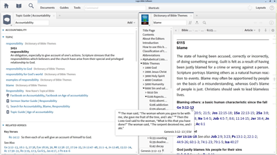 Finding Information on Individual Responsibility with the Topic Guide