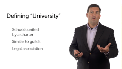 Rise of the Universities