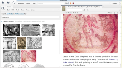 Finding Images of the Catacombs and Storing Them in Favorites