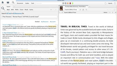 Using Search Operators to Find Information about Roman Travel