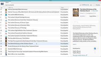 Using Ratings and Collections to Search for Key Terms