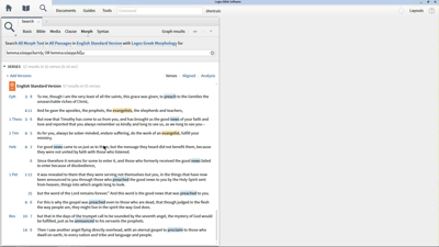 Using Morphology Searching to Find People Who Evangelized in the New Testament